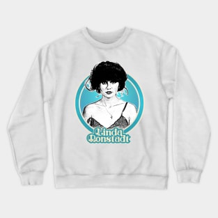 Linda Ronstadt /\/ Original 1970s Style Fan Art Design Crewneck Sweatshirt